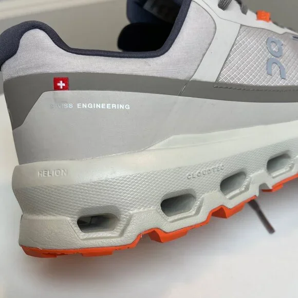 On Cloudvista 2 Waterproof Mens 11 Trail Running Shoes Pearl Ice 3ME30142531 - Picture 8 of 11